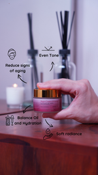 Melissa Alchemy Night Cream Alchemy with Juniper shown with key ingredient and skincare benefit highlights.