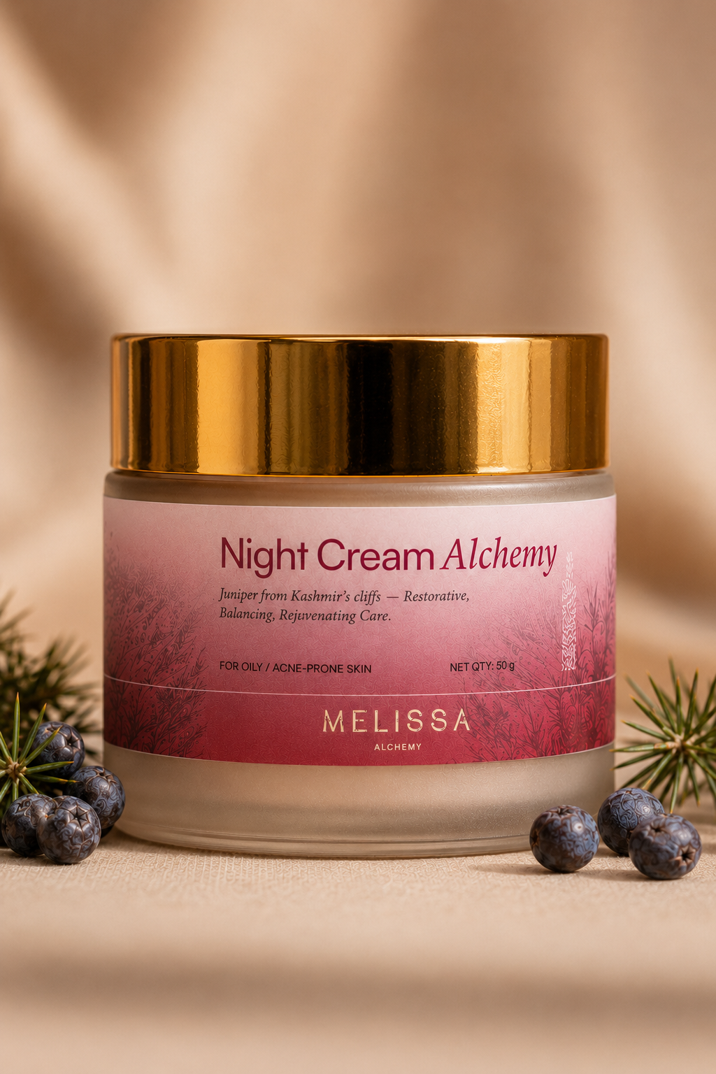 Night Cream Alchemy with Juniper