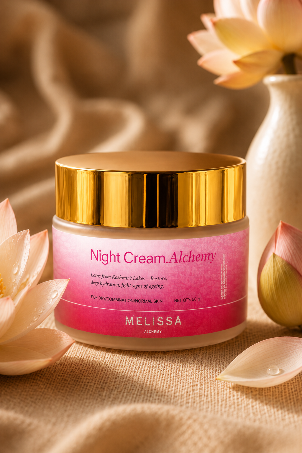 Night Cream Alchemy with Lotus