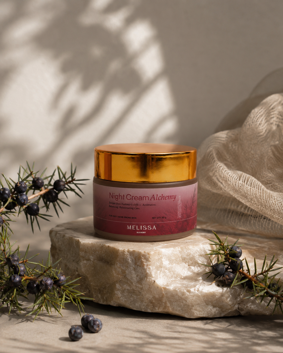 Night Cream Alchemy with Juniper